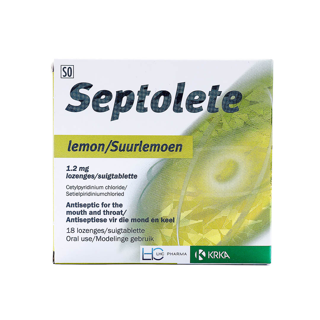 Septolete Lemon — Front view.